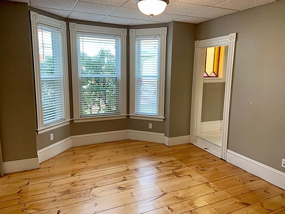 Hardwood floors recently redone on the first floor. All rooms have with high ceiling throughout.