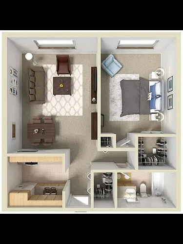 Floor plan A1 1X1