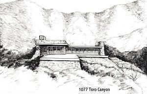 Artist's conception of contemporary home