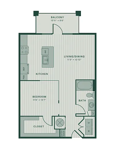 Floor plan The Azalea