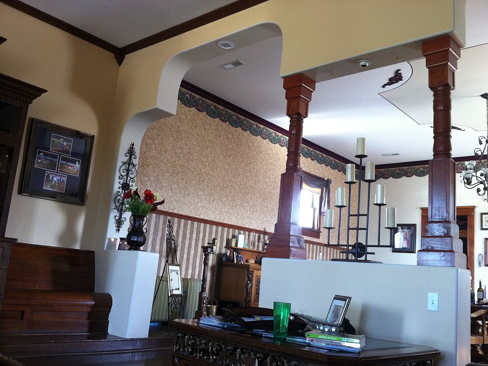 Huge open living room & dining room