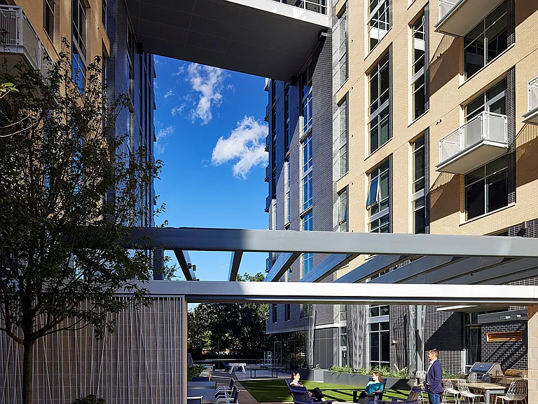 Exterior or sky bridge