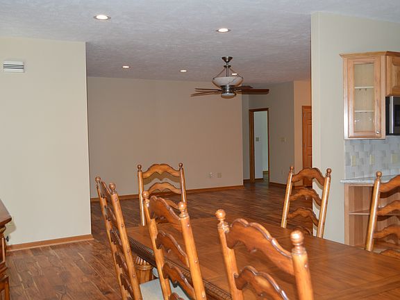 Dining area into Living area