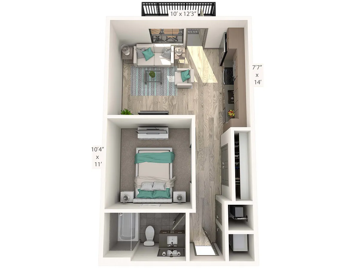 Floor plan Nouveau Open