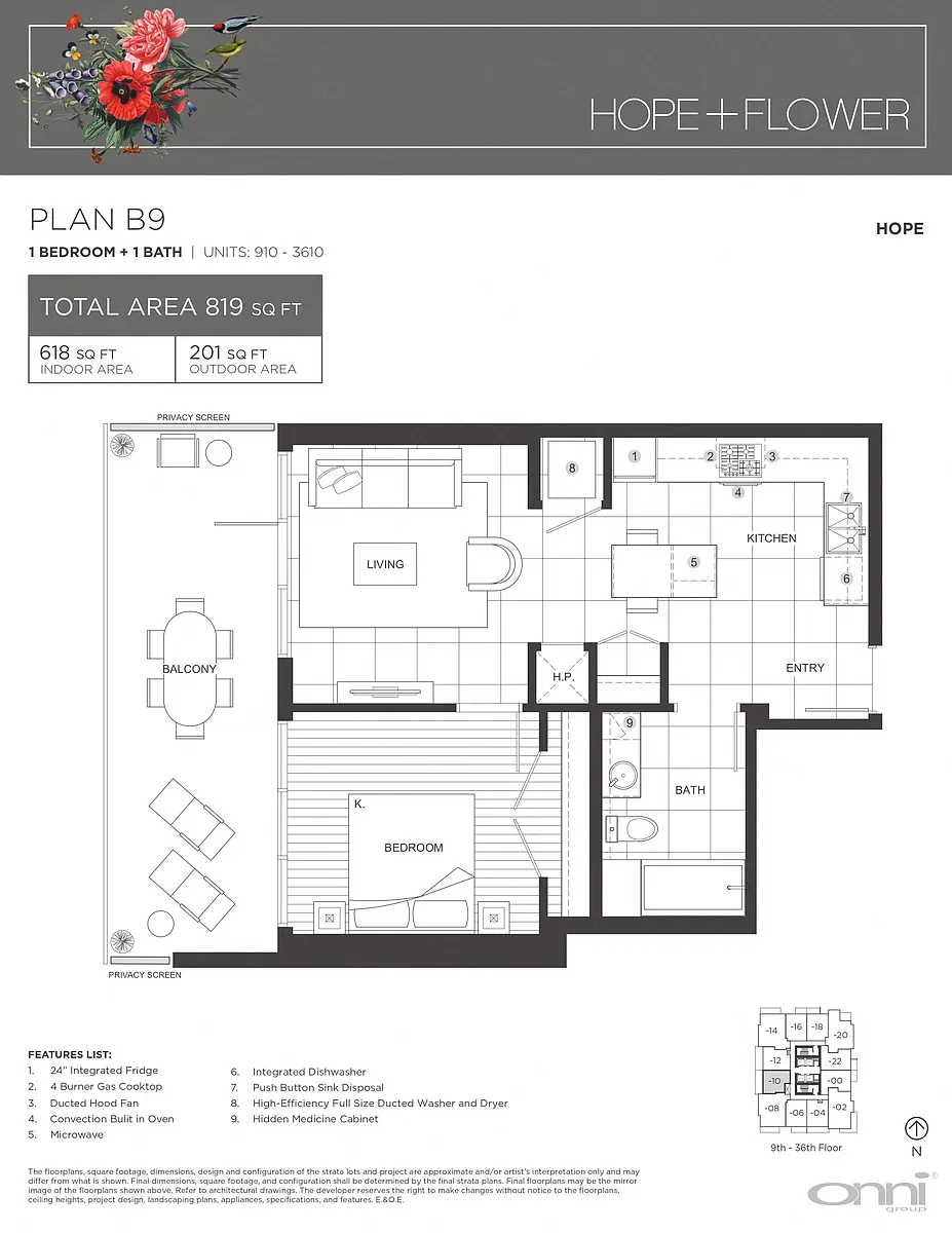 Floor plan B9