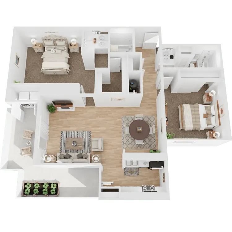 Floor plan B3