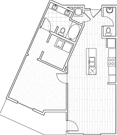 A2 - 1 Bed 1.5 Bath A2 - 1 Bed 1.5 Bath