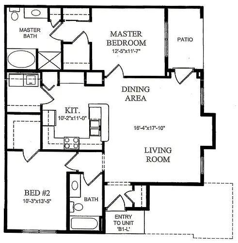 Floor plan Ridge I