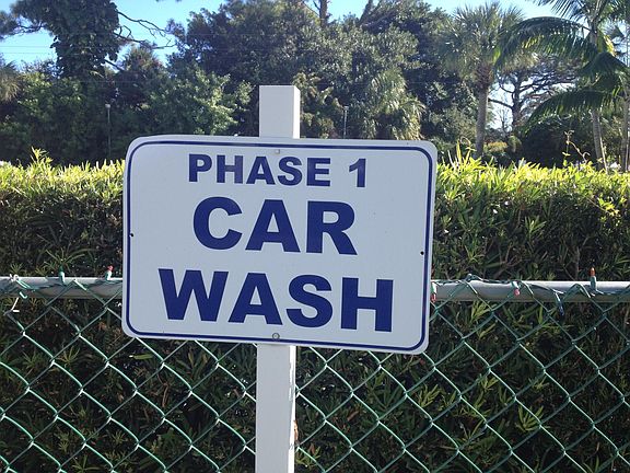 Car Wash area