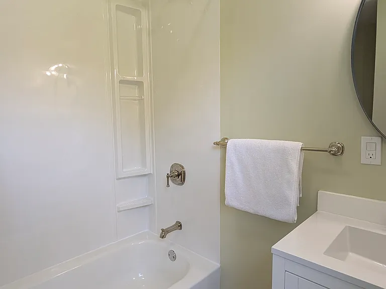 Bathroom with full size tub /shower
