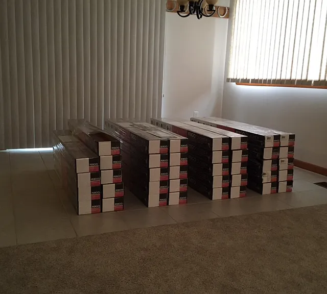 Laminate flooring ready to install