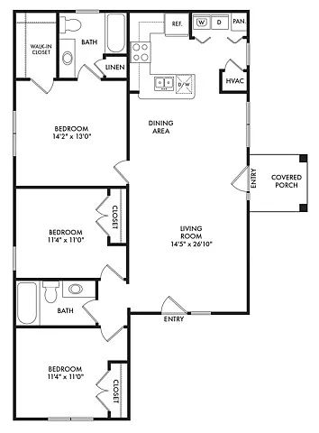 Floor plan Meadow View