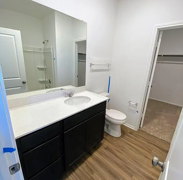 Bedroom #1 private bath with tub/shower