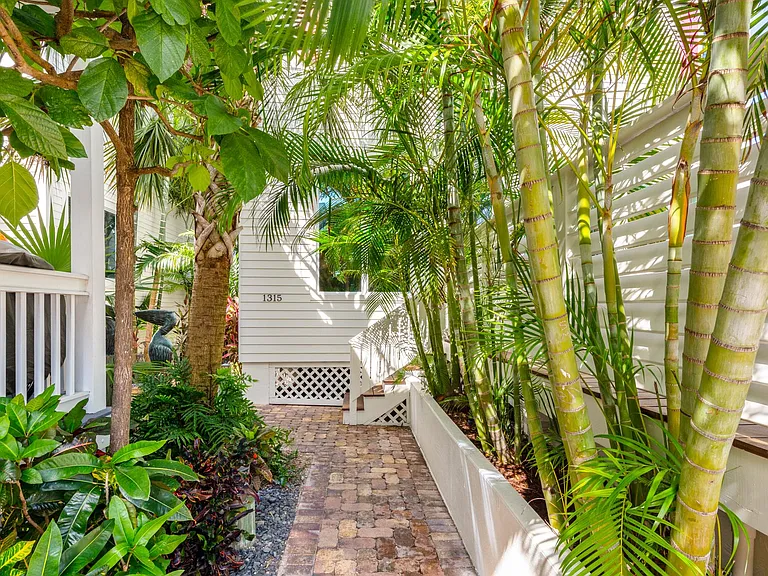Staircase to Backdoor Entrance & Pool