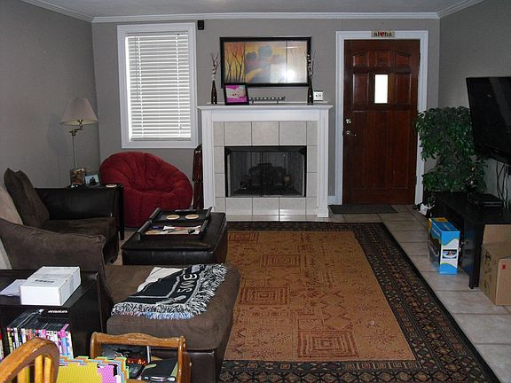 Living Room with gas fireplace