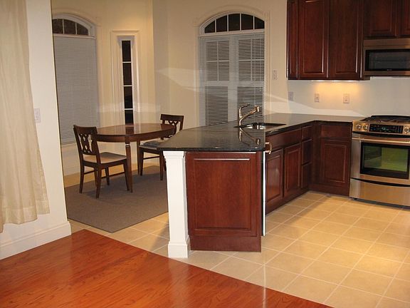 New kitchen w/cherrywood cabinets/Jenn-Aire SS appliances/granite countertops