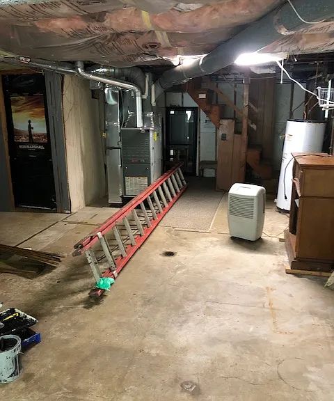 Unfinished basement