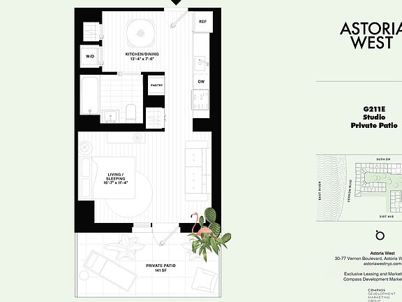 2nd image of 30-77 Vernon Blvd #211E