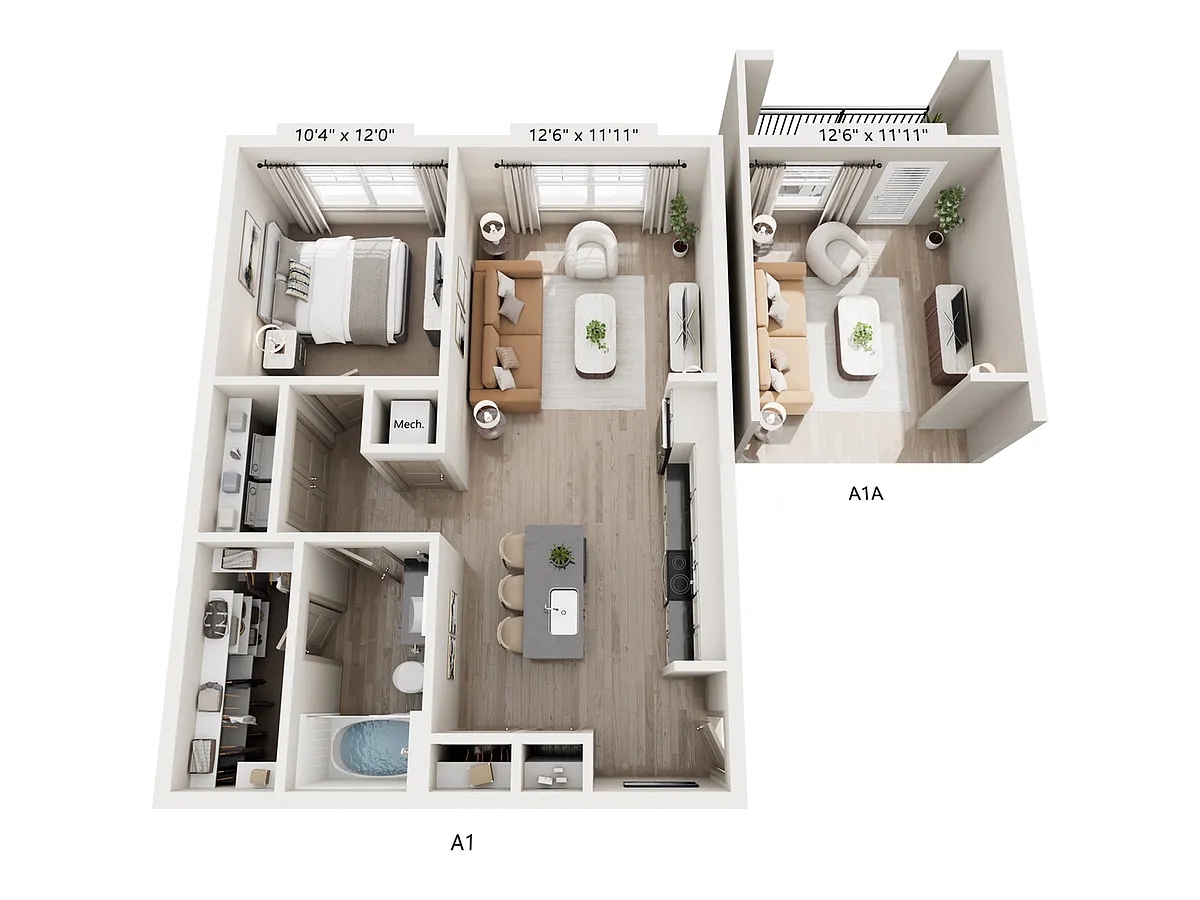 Floor plan A1