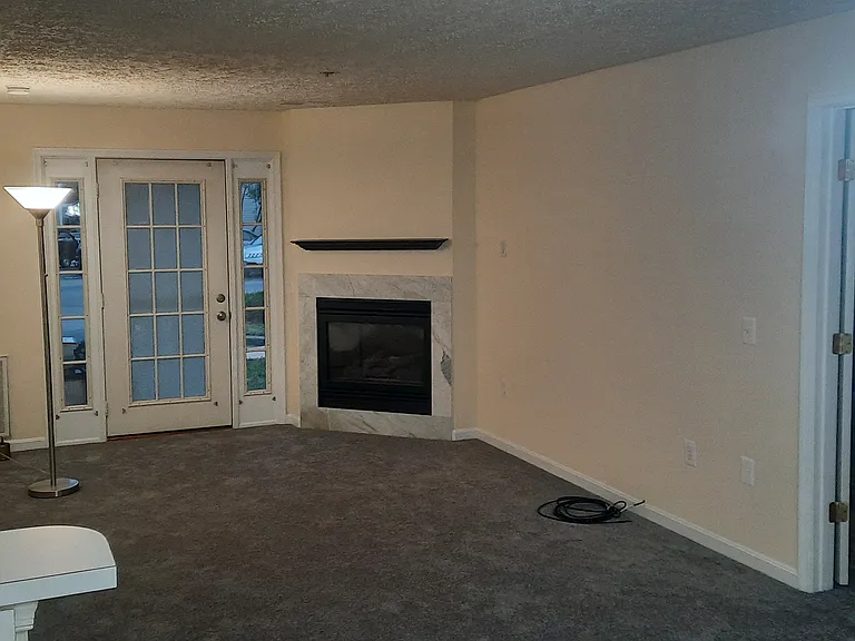 Living Room, with gas fireplace.