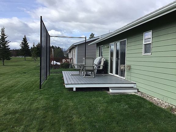 New TREX deck and golf fence