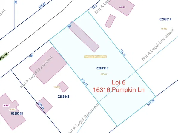 16316 Pumpkin Ln, French Settlement, LA 70733