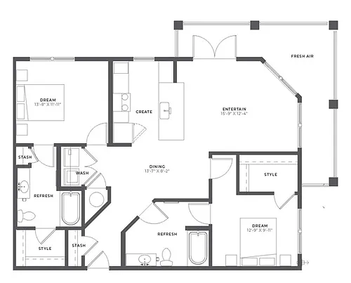 Floor plan B2