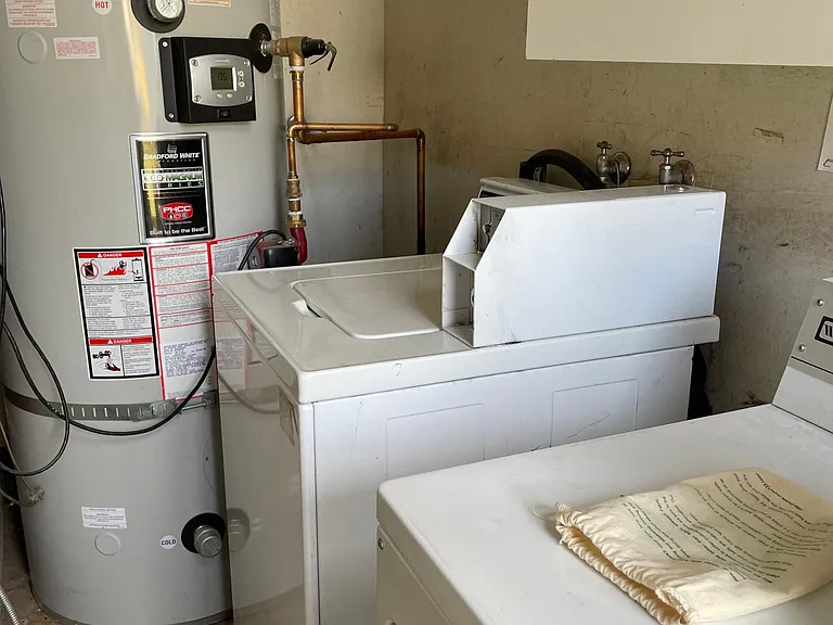 shared on site laundry