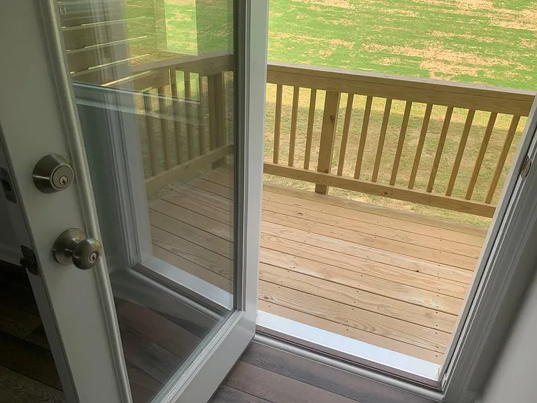 Balcony overlooking the backyard from 2nd floor.