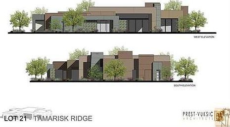 Color Elevation - West and South