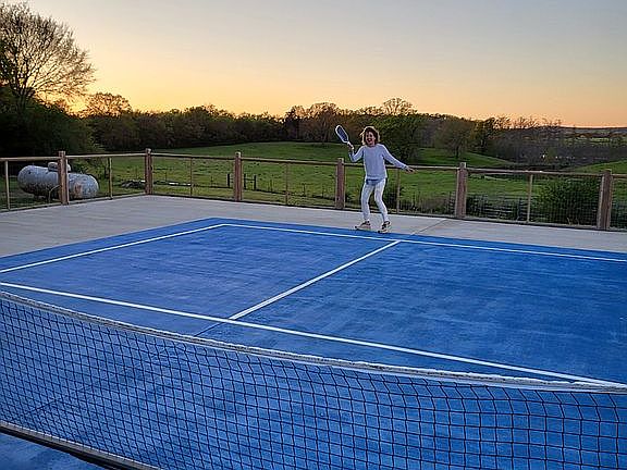 Sunset pickleball