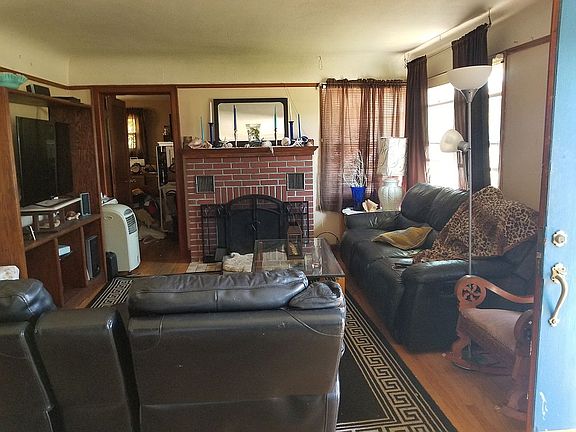 Toasty warm wood fire place