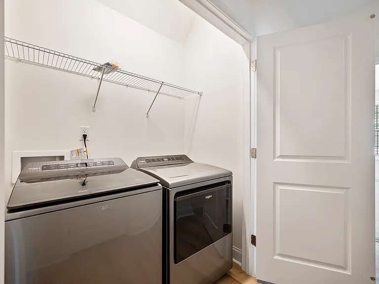 bedroom floor laundry