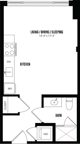 Floor plan Studio-A5.1
