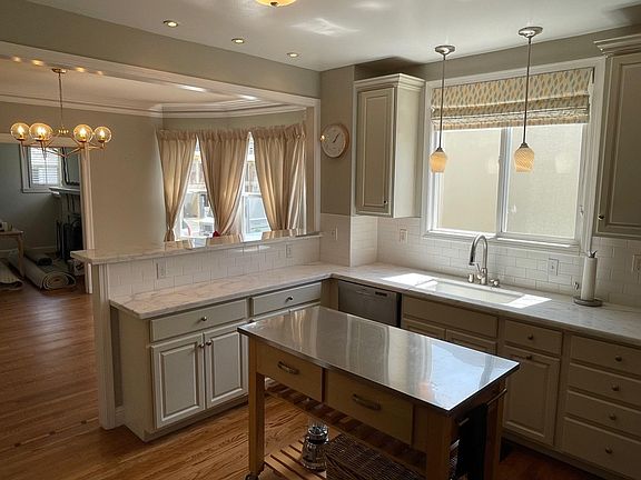 Kitchen facing dining room