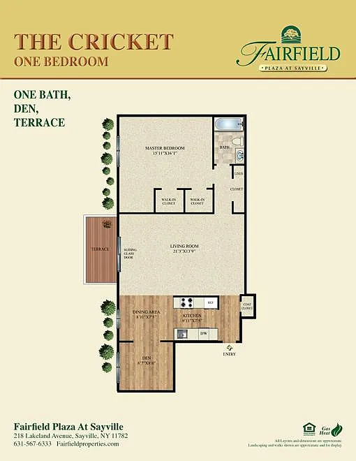 Floor plan The Cricket