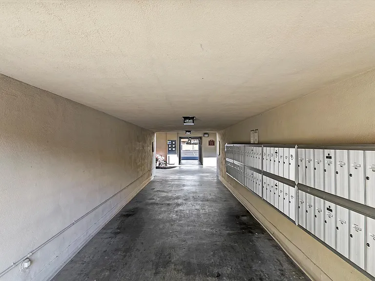 Neatly organized resident mailbox area for convenient daily access