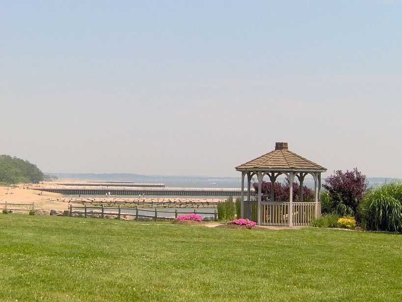 Gazebo at beach