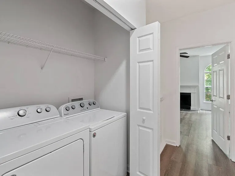 In-home washers and dryers for your convenience