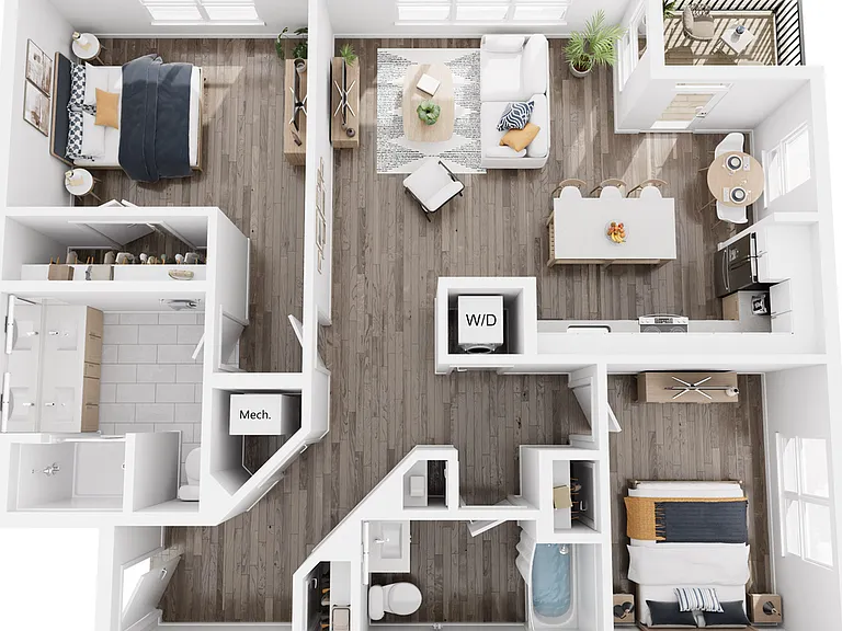 B4 | 2x2 | 1175 sf B4 | 2x2 | 1175 sf