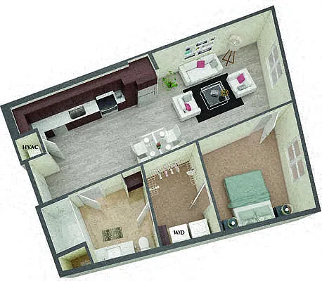 Floor plan Flores