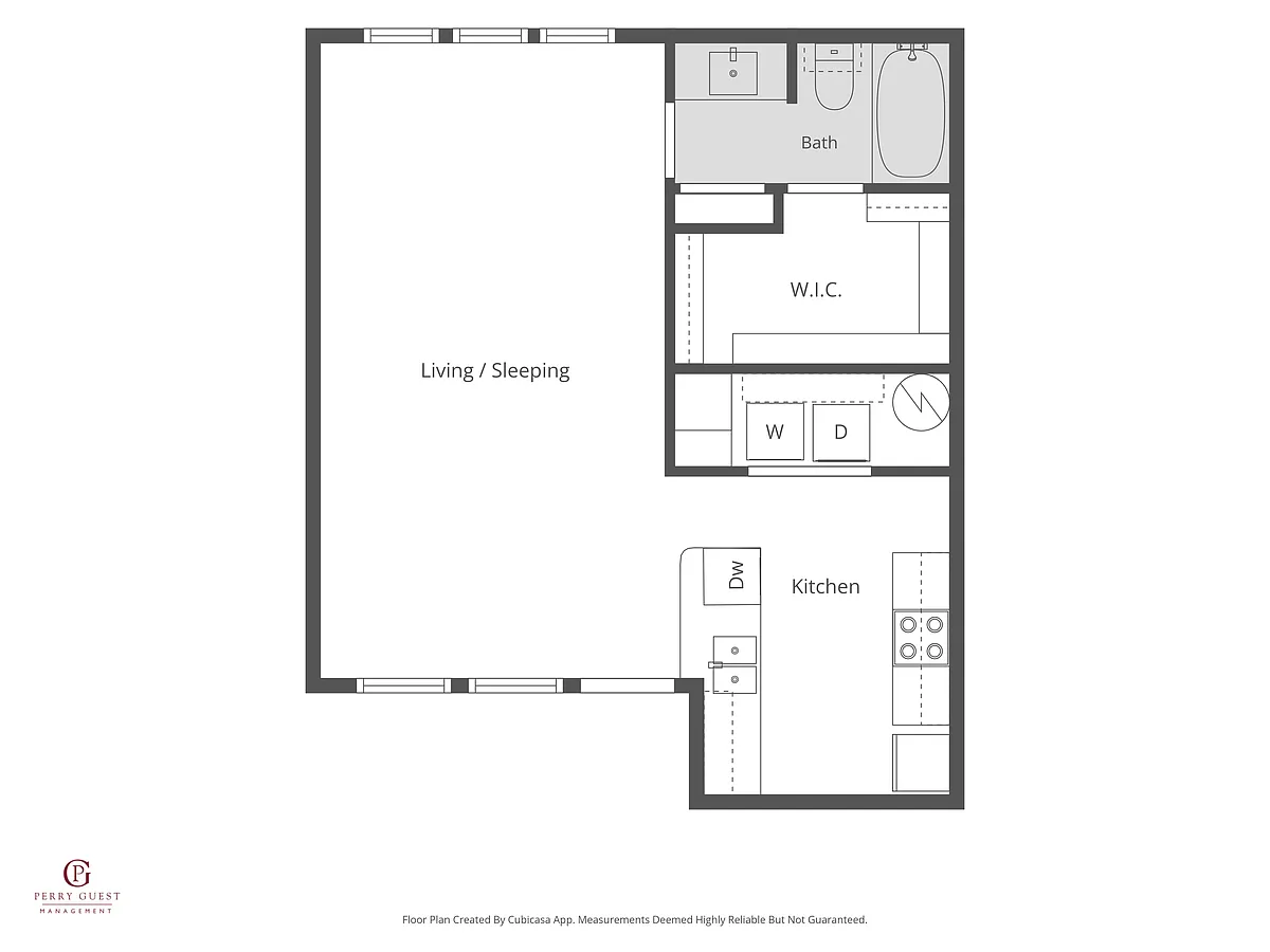Floor plan Studio