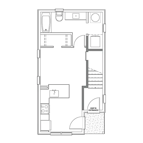 Floor plan 0x1 - 455 sqft - S2