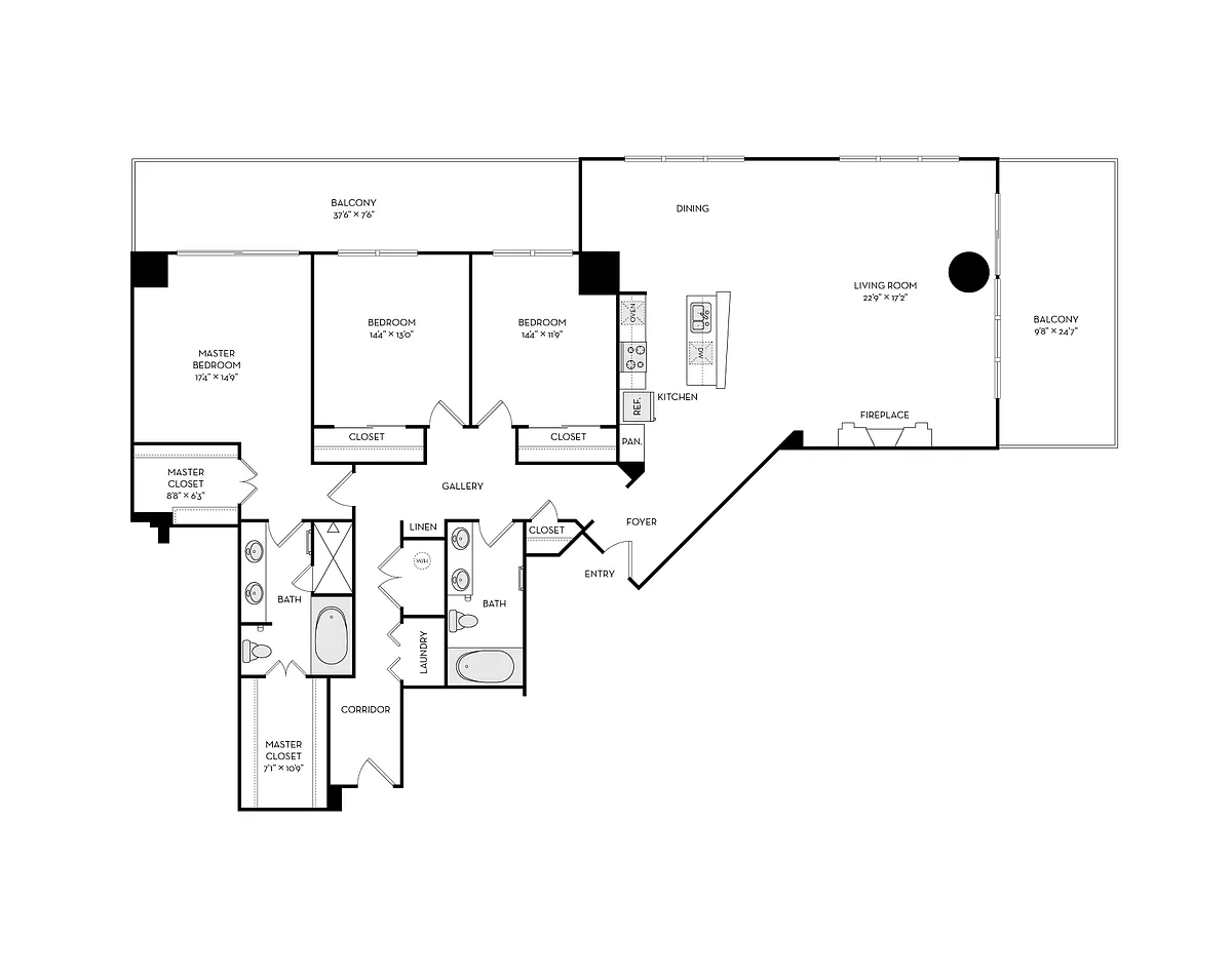 Floor plan TC1