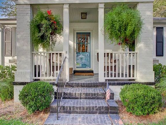 front porch, recently painted