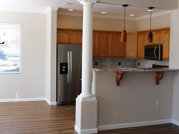 Kitchen and dining area