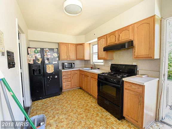 Kitchen with Wood Cabinets