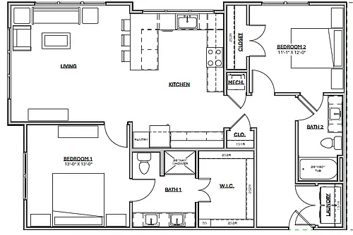 Floor plan B6