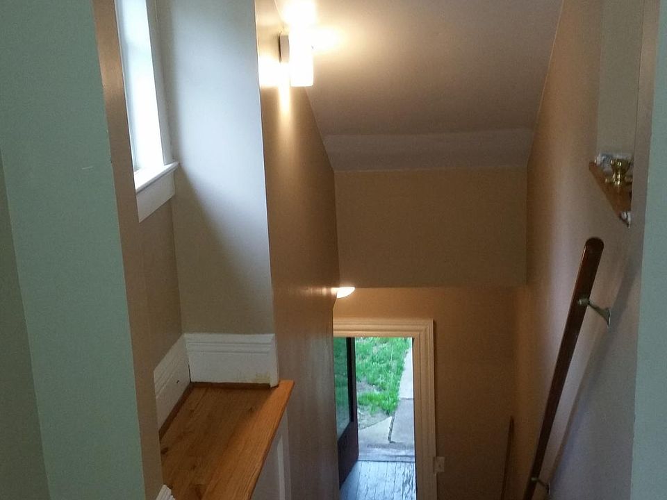 Stairwell down from inside apartment