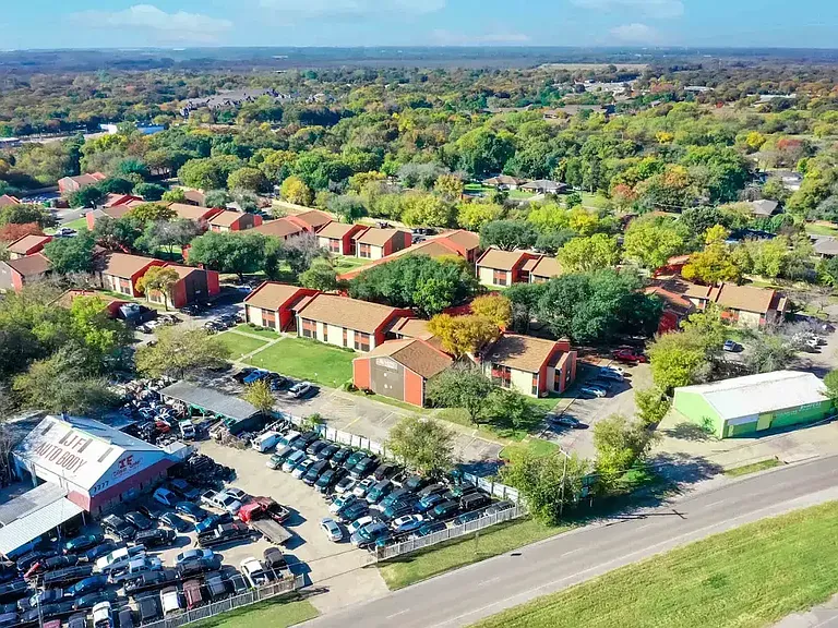 Drone pic of property